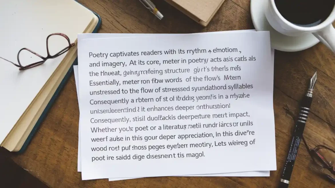 Meter in Poetry