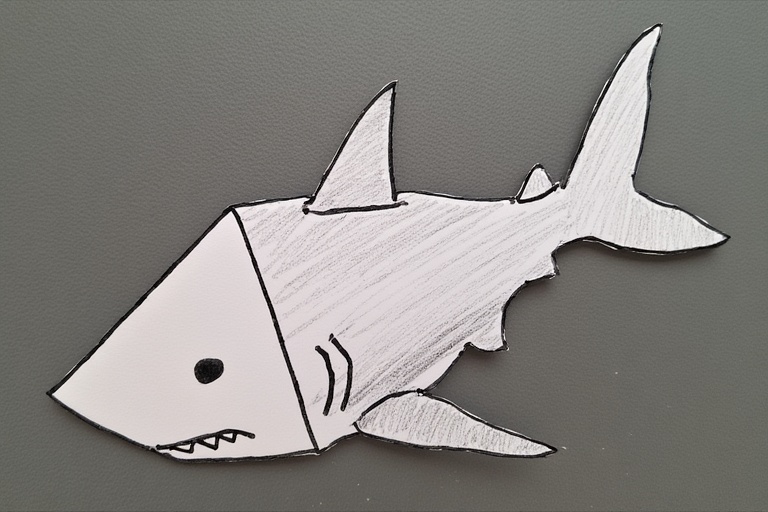 How to Make a Shark Out of a Rectangular Prism